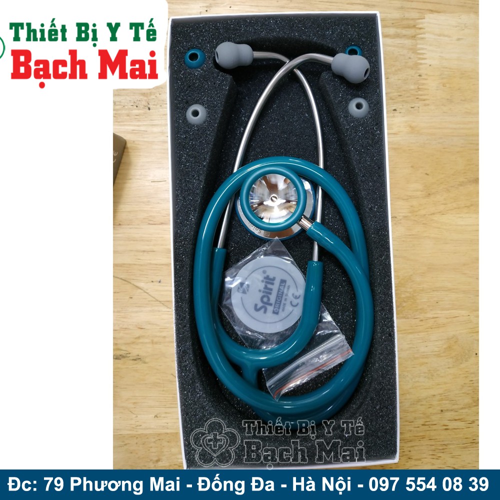 Ống Nghe Y Tế 2 Mặt Spirit CK-601P [FREE Khắc tên + Bảo Hành 12 Tháng]