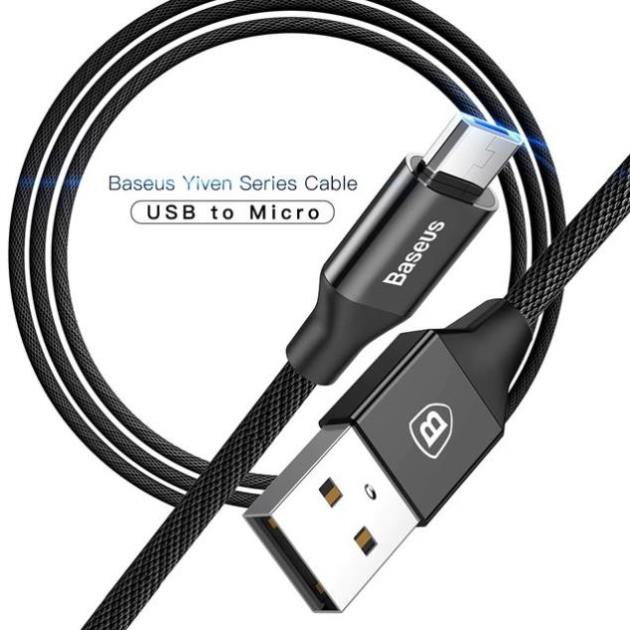 Cáp sạc Baseus Micro USB (1.5m, 2A, Quick charge 3.0) Yiven Series cho Samsung/ Xiaomi/ Oppo/ Asus/ Huawei ...