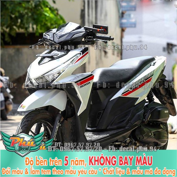 Tem rời Vario 2015 trắng (P) -1