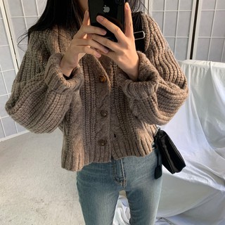 Áo khoác len cardigan order taobao