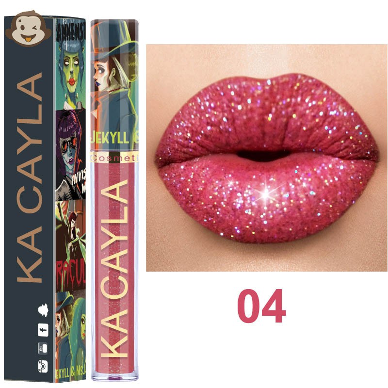 (Hàng Mới Về) 1 Son Kem Ánh Kim Lấp Lánh Chống Nước Bền Màu Dài Lâu | BigBuy360 - bigbuy360.vn