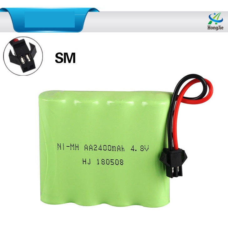 Bộ Pin + sạc xe điều khiển từ xa 4.8v 2400mah