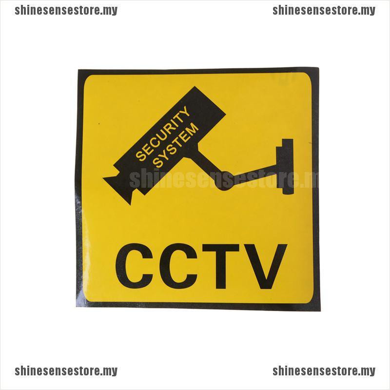 Miếng Dán Cảnh Báo Camera An Ninh Chống Thấm Nước