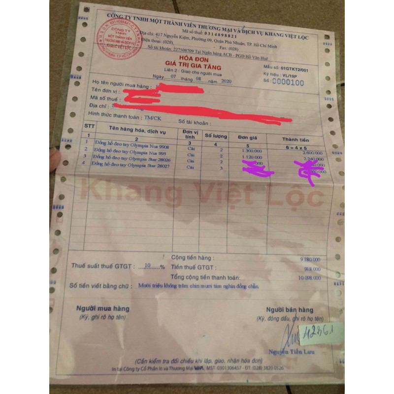 Đồng hồ Aolix nữ chống nước siêu mỏng