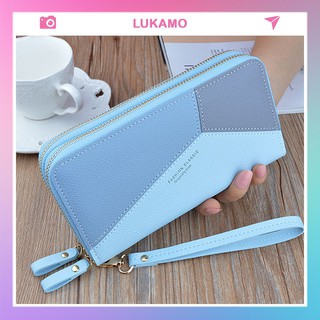 Ví nữ thời trang dáng đựng tiền cầm tay nhiều ngăn thời trang cao cấp LUKAMO VD226
