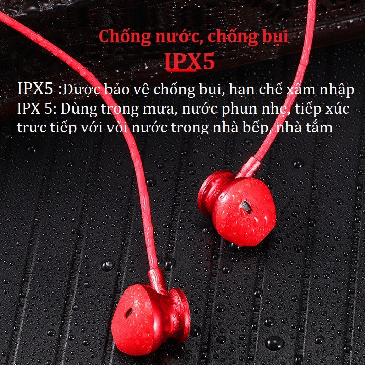 Tai nghe Bluetooth không dây YBS-0625 nhét tai hỗ trợ đàm thoại 6h,chống ồn cao cấp