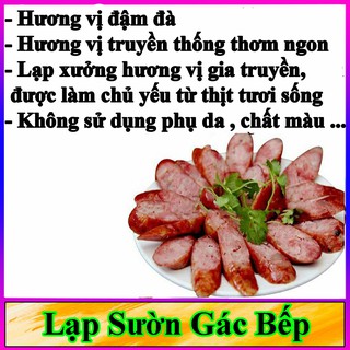 Lạp Sườn Hun Khói - Đắc sản tây Bắc -  - Tròn thơm,Giàu dinh dưỡng,túi hút chân không - Làm quà biếu tặng sang t