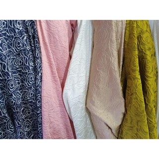 vải gấm taffta vân hoa hồng