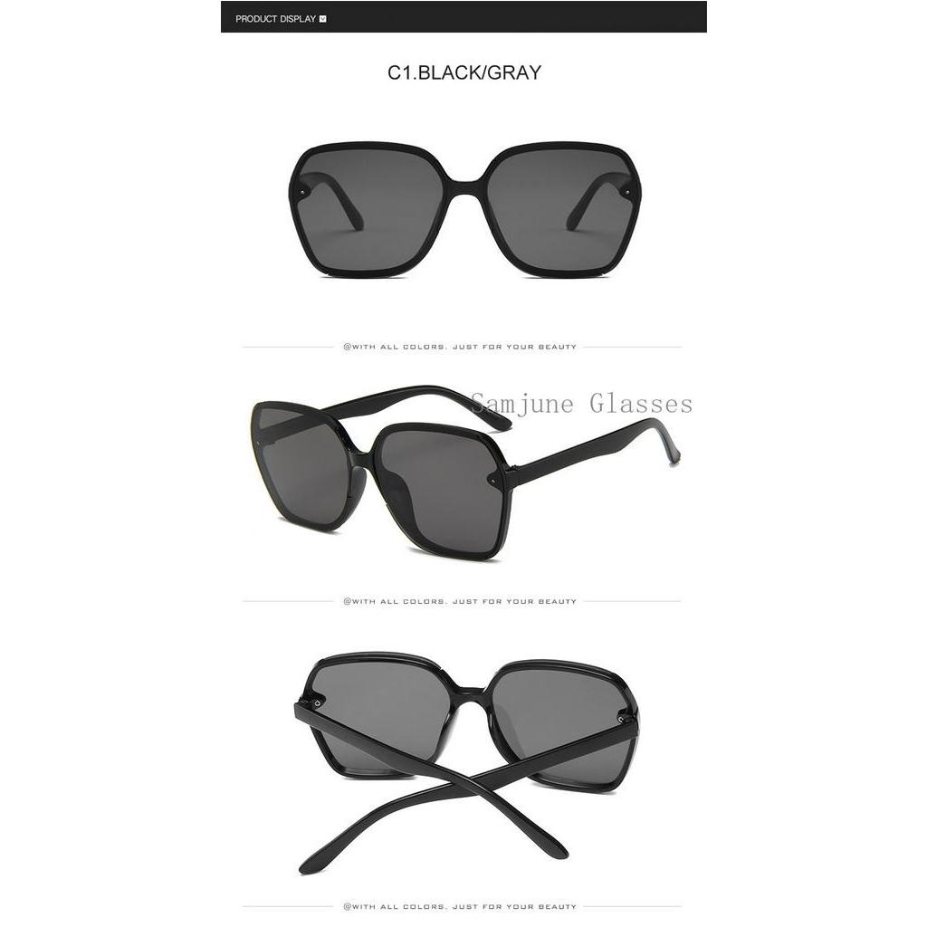 Kính Mát Thời Trang Gọng Đa Giác Phong Cách Âu Mỹ Cho Nữ Samjune