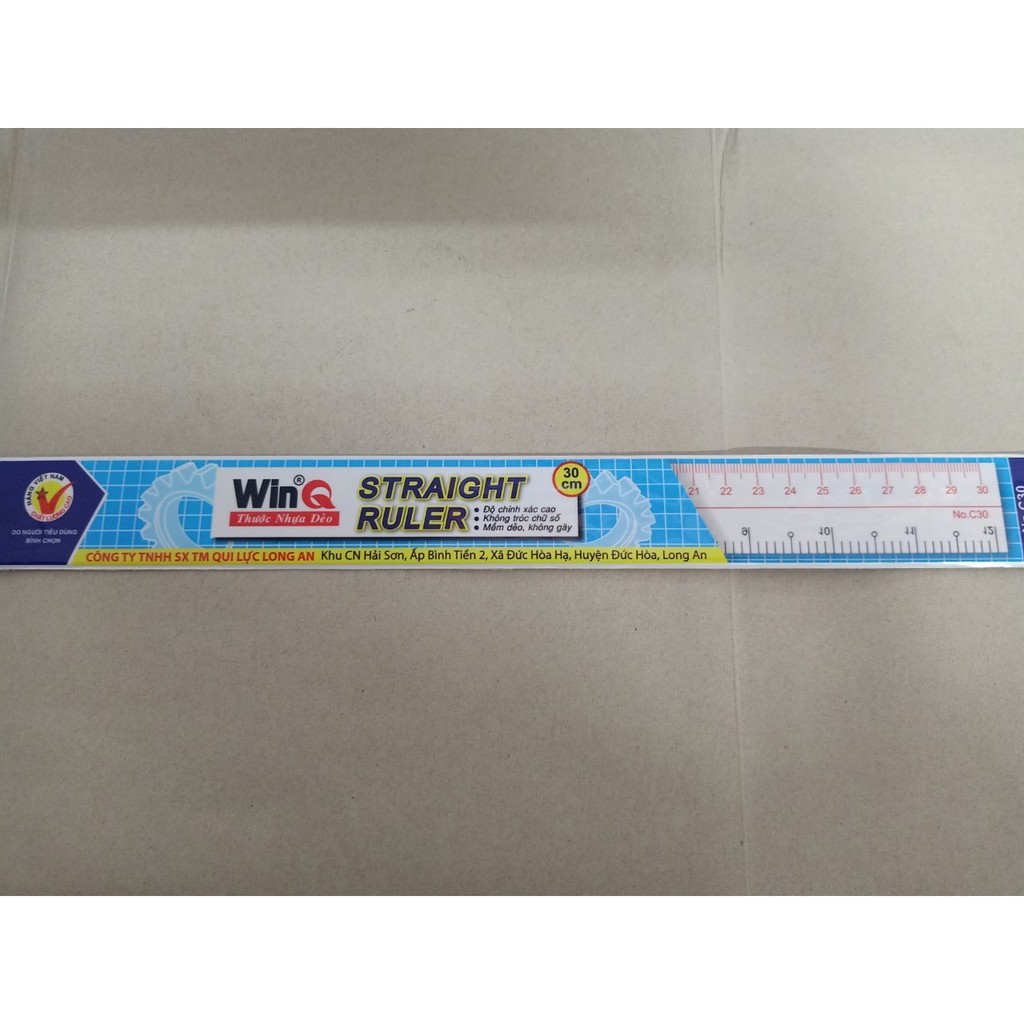 Thước thẳng nhựa dẻo 15cm, 20cm và 30cm
