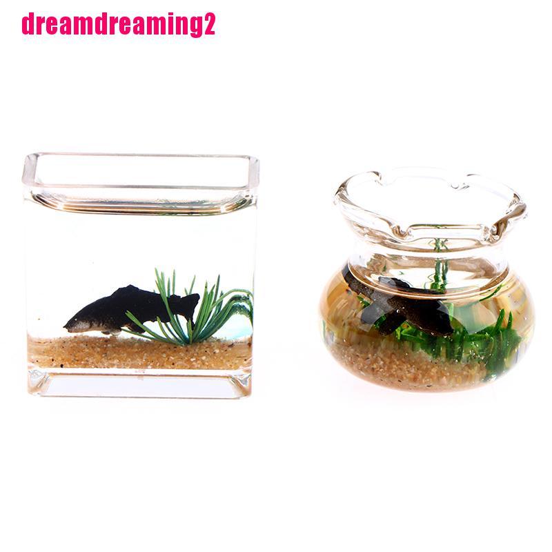 Kính Bể Cá Mini Trang Trí Nhà Búp Bê