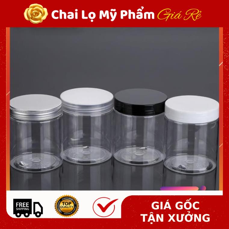 Hủ Đựng Kem ❤ RẺ VÔ ĐỊCH ❤ Hũ nhựa pet 250g đựng mỹ phẩm, thực phẩm, đồ khô, ngũ cốc