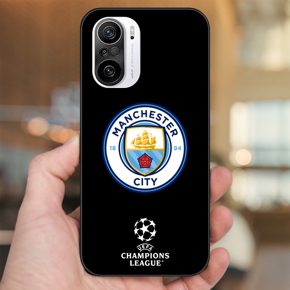 Ốp lưng Xiaomi K40 viền đen in hình Manchester City MC