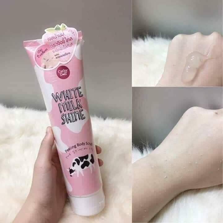 Tẩy Tế Bào Chết Sữa Bò Cathy Doll White Milk Shine Peeling Body Scrub