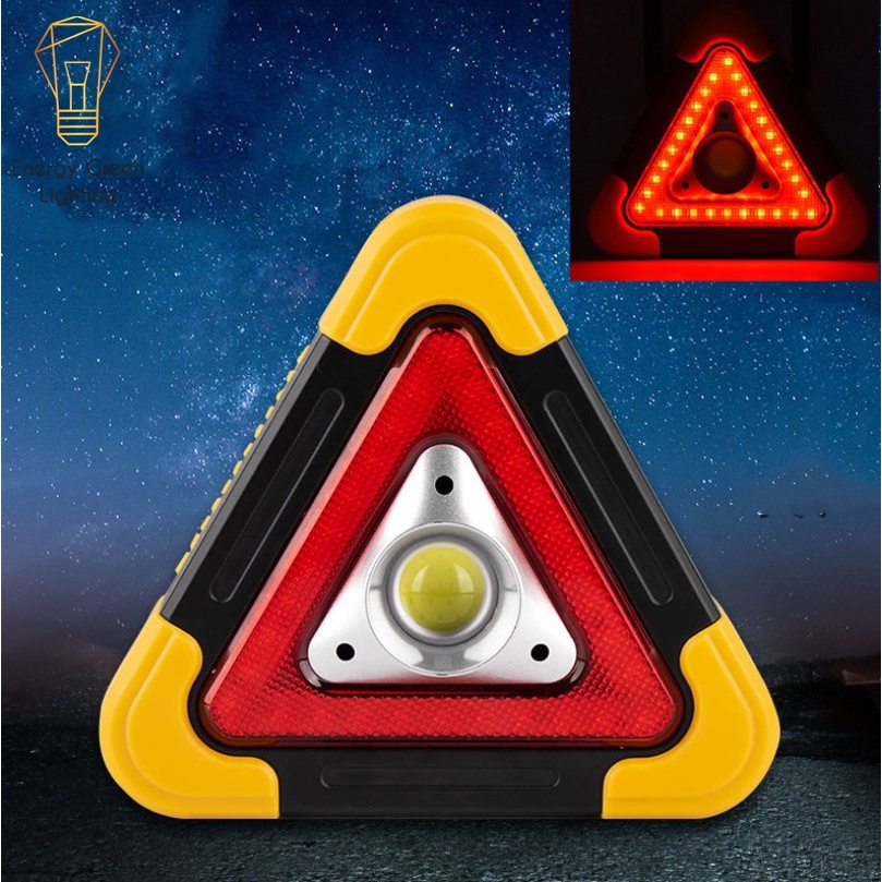 Đèn Pha Led Energy Green Lighting Chiếu Sáng Cảnh Báo Nguy Hiểm Pin Sạc Tích Điện Tích Hợp Năng Lượng Mặt Trời XF-8819