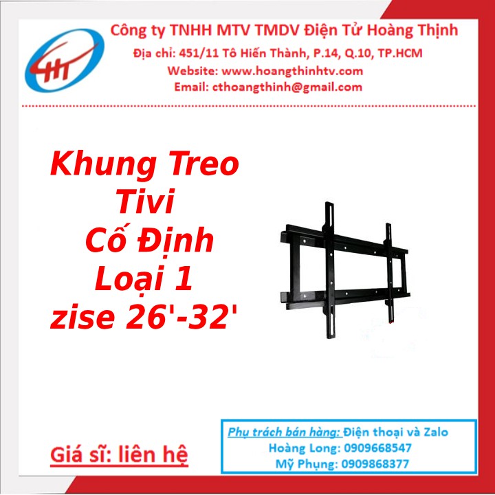 Khung tivi | Khung Treo Tivi Cố Định 60'-75'