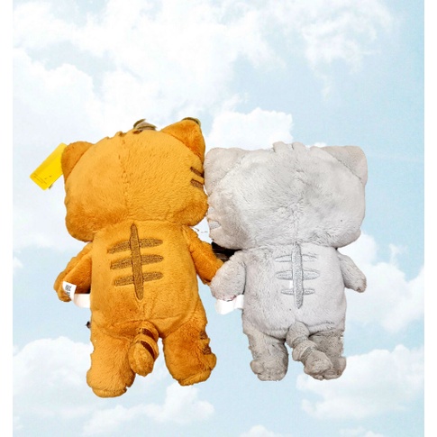 Gấu bông Rila Rilakkuma Korilakkuma cosplay mèo lông xù nhiều mẫu Nhật size nhỡ 10-20cm