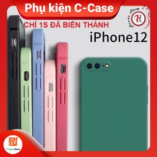 Ốp chống bẩn giả iphone 12 đủ màu đủ dòng ip6/6s đế 11promax - c case