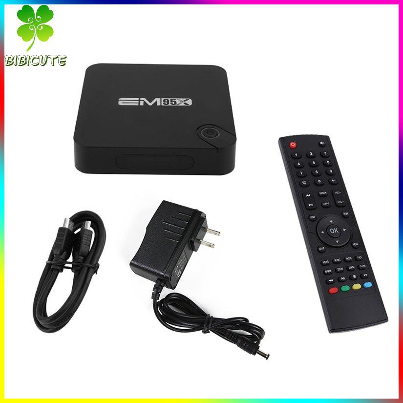 Tv Box Em95x Thông Minh 4 Lõi H265 Wifi 3g 3d Cho Android 6.0 (0331)