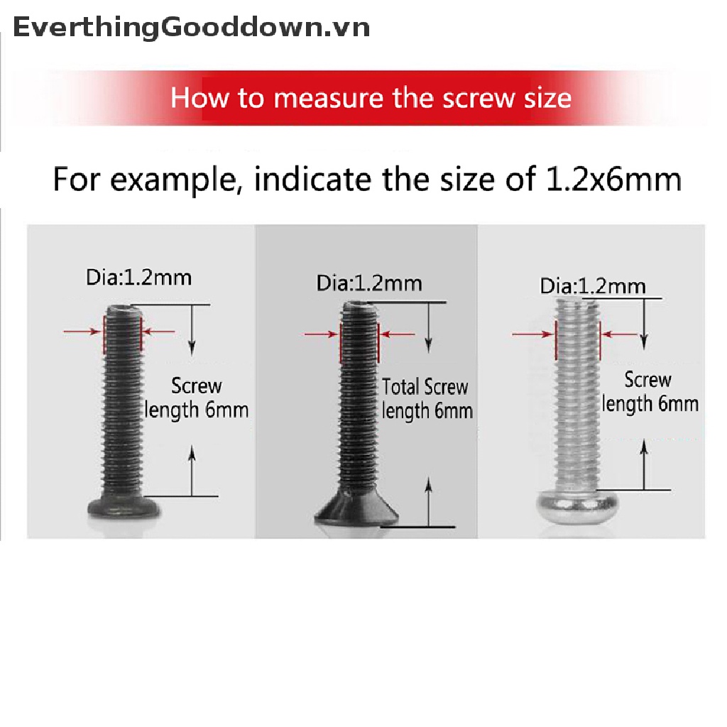 Hộp 500 Đinh Vít 18 Loại Mini Dùng Sửa Chữa Laptop Máy Tính DIY