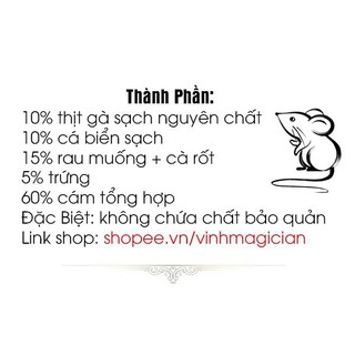 Cám viên cho chuột rat, hamter