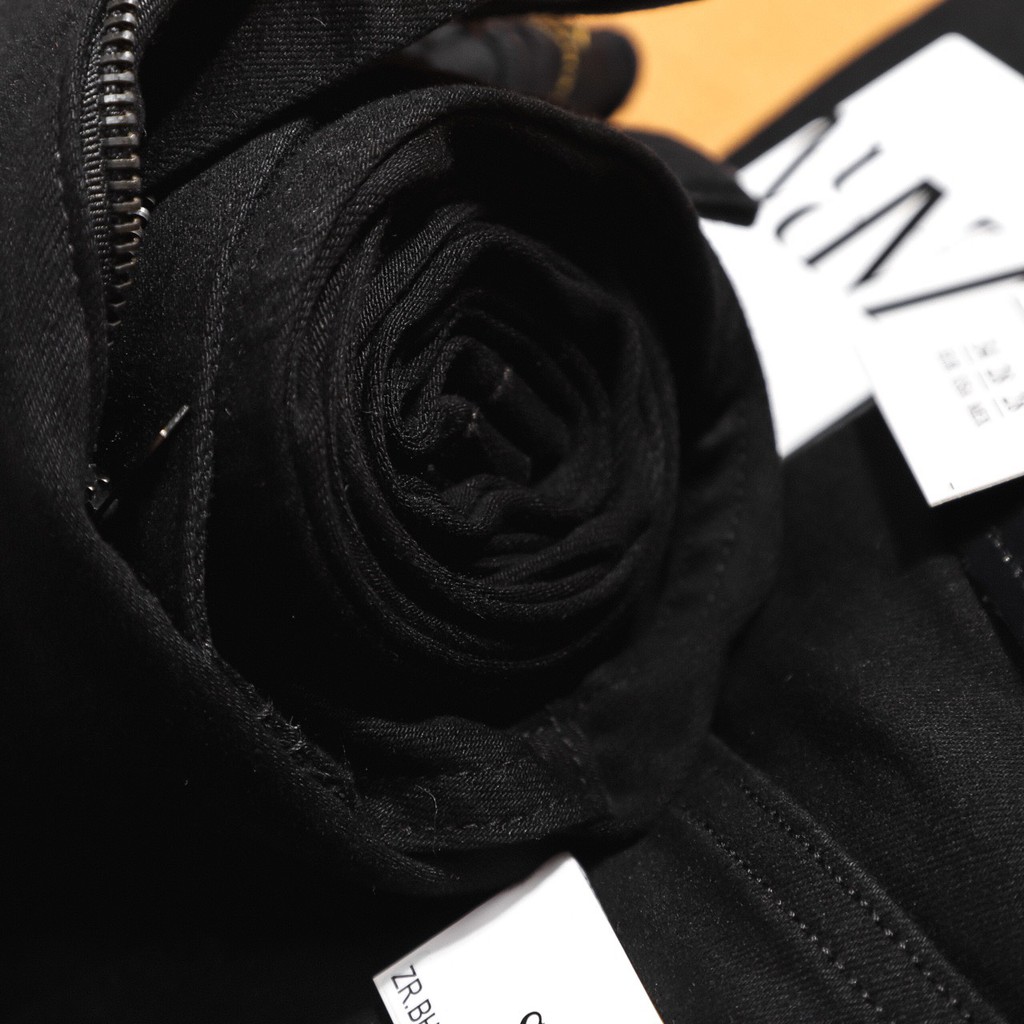 Xã kho giá sốc - Quần jean nam Zara màu đen form slimfit - quần jeans VNXK cao cấp