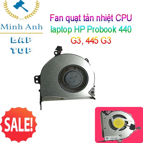 QUẠT TẢN NHIỆT CPU Laptop HP Probook 440 G3 445 G3 - xaclaptop