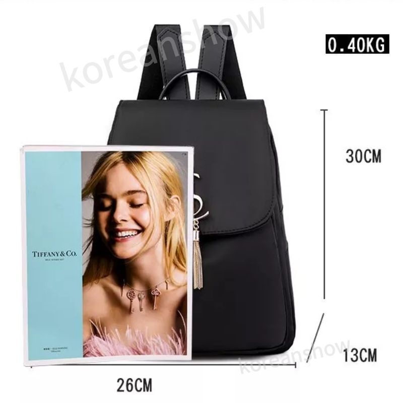 Ba Lô Nylon Chống Thấm Nước Chống Trộm Phong Cách Hàn Quốc Thời Trang Cho Nữ Bắt Mắt