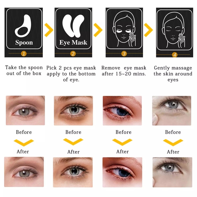 Mặt nạ mắt LEWEDO axit hyaluronic chống lão hóa dưỡng ẩm làm săn chắc 80g