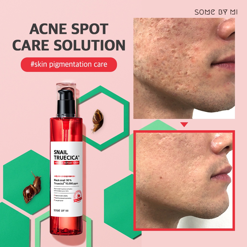 Nước hoa hồng Ốc Sên Some By Mi Snail Truecica Miracle Repair Toner cao cấp