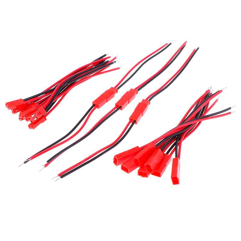 Set 10 cặp dây cáp kết nối 2 pin Male Female 22 awg cho pin RC