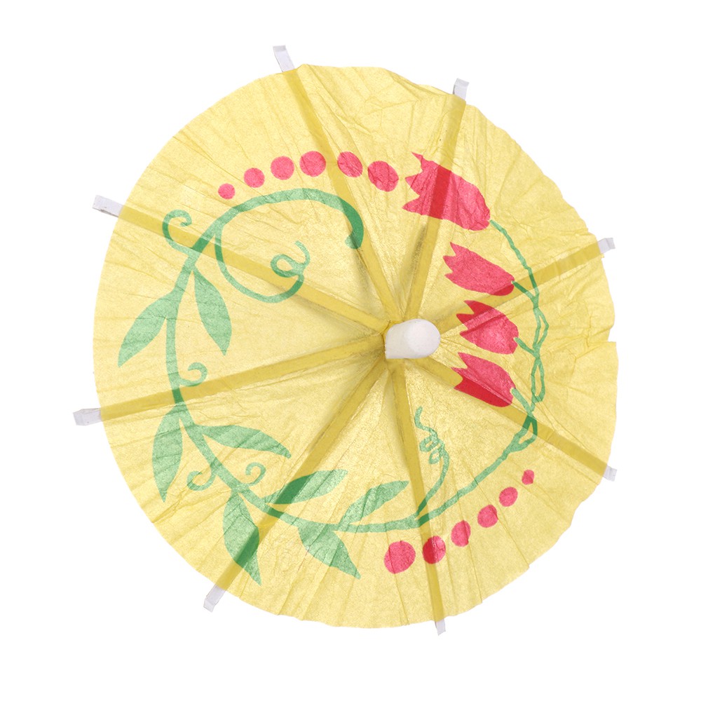 Set 20 Cây Dù Mini Nhiều Màu Sắc Dùng Trang Trí Cocktail/ Cocktail