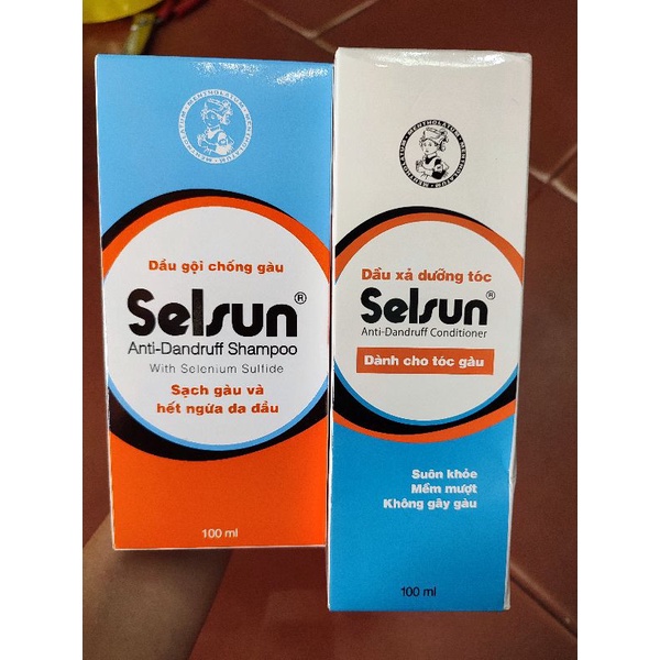 Dầu gội/dầu xả chống gàu Selsun chai 100ml