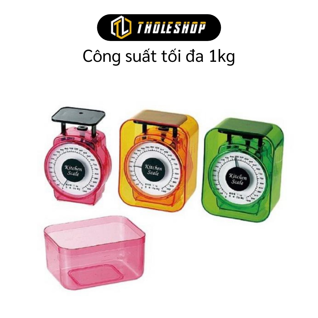 Cân Thực Phẩm - Cân Nhà Bếp Kitchen Độ Chính Xác Cao, Có Khay Sẵn, Tối Đa 1kg 4778