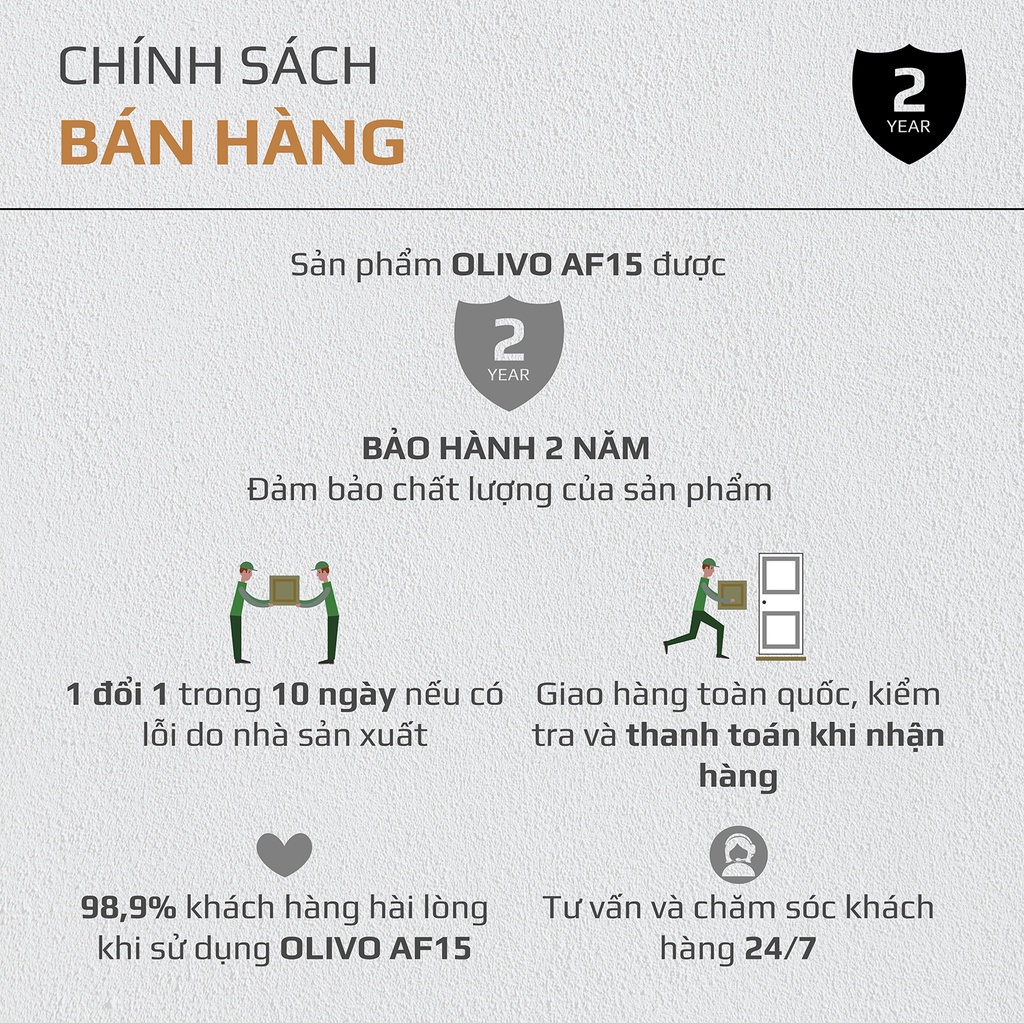 Nồi Chiên Không Dầu OLIVO AF15 - 16 Chức Năng - Dung Tích 15L - Công Suất 2000W - Thương Hiệu Mỹ