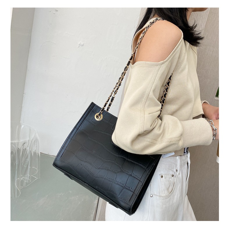 Túi Xách Nữ Công Sở Da Pu  Mềm Nhẹ Dây Dài Đeo Vai Đeo Chéo Kiểu Dáng Thời Trang Phong Cách Hàn Quốc size 23cm