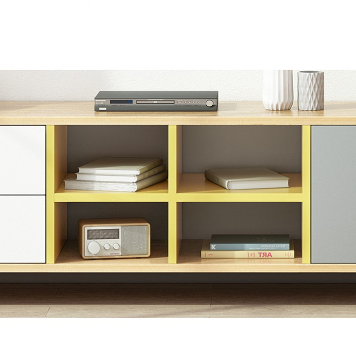 💥GIÁ RẺ💥KỆ TV phối hiện đại 1m4/ Kệ tivi gỗ MDF phủ melamine cao cấp chống thấm nước KTV015