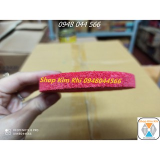 Nỉ đỏ đánh bóng inox 100mm