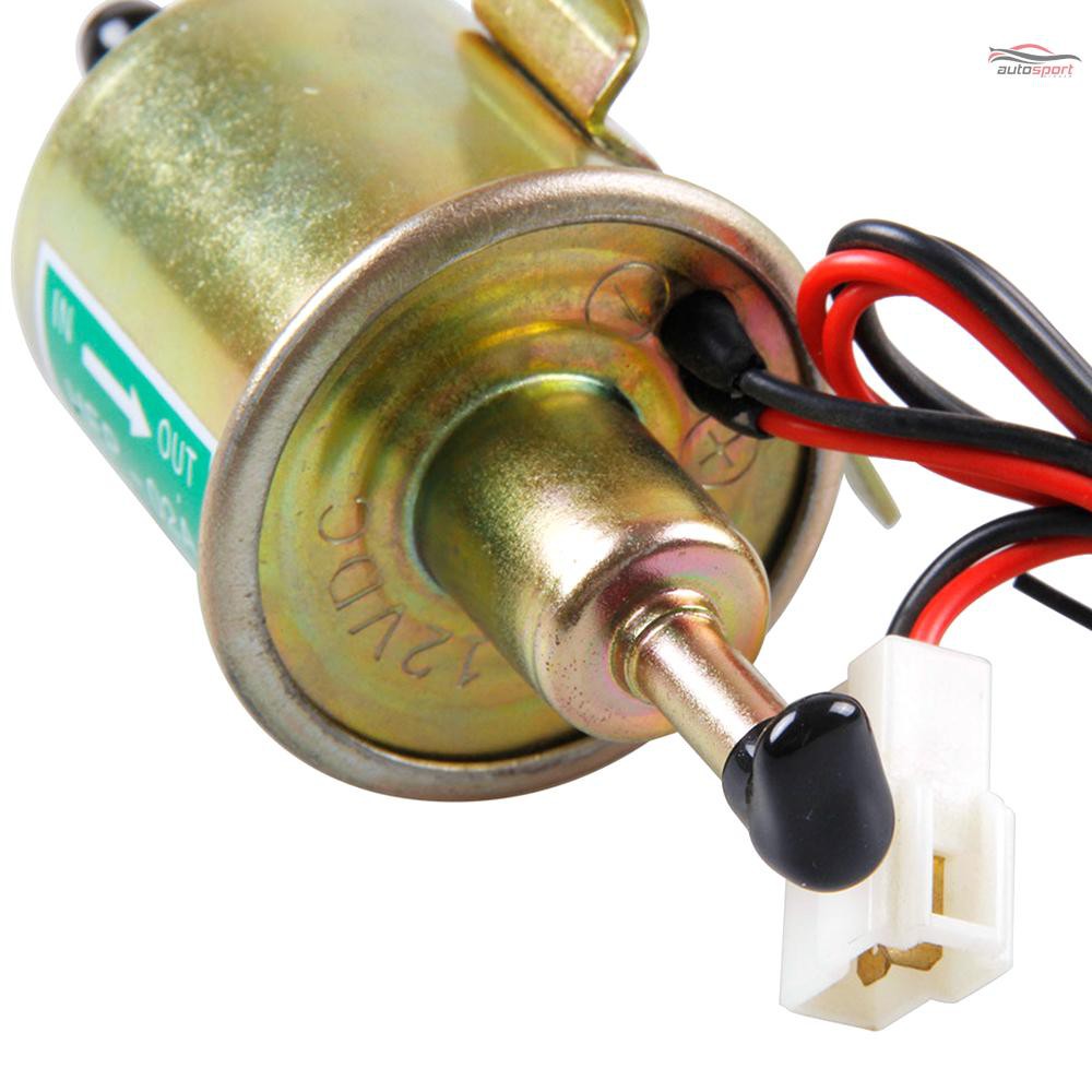 Universal Metal Solid Gasoline Petrol 12V Inline Vehicle Electric Fuel Pump HEP-02A Low Pressure Automobile Cars for Mazda Toyota