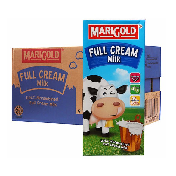 Sữa tươi Marigold nhập khẩu từ Singapore hộp 200ml, thùng 24 hộp
