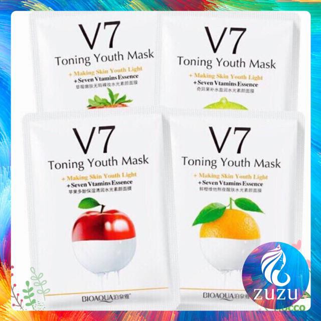 Mặt nạ dưỡng da V7 trắng da giảm mụn mờ thâm