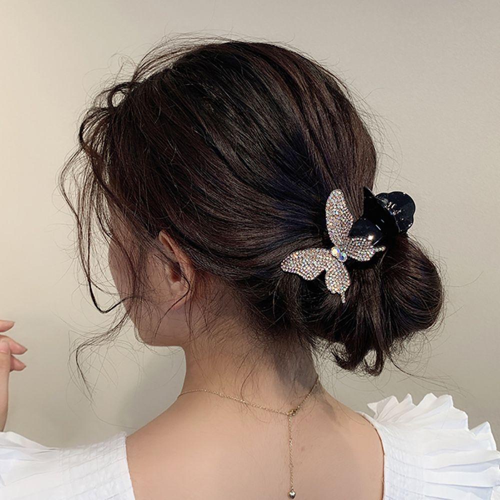 Kẹp Tóc Càng Cua 15H Đơn Giản Thanh Lịch Đa Ứng Dụng Cho Nữ|Kẹp Tóc Hình Nơ Dễ Thương Cho Nữ