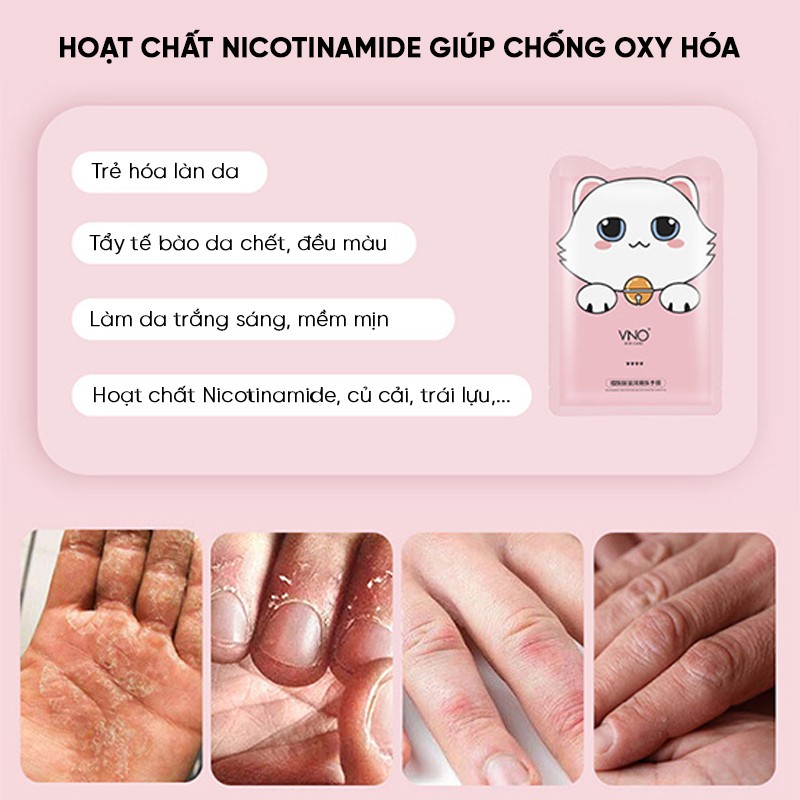 Mặt nạ dưỡng ẩm da tay hình bàn chân mèo | BigBuy360 - bigbuy360.vn