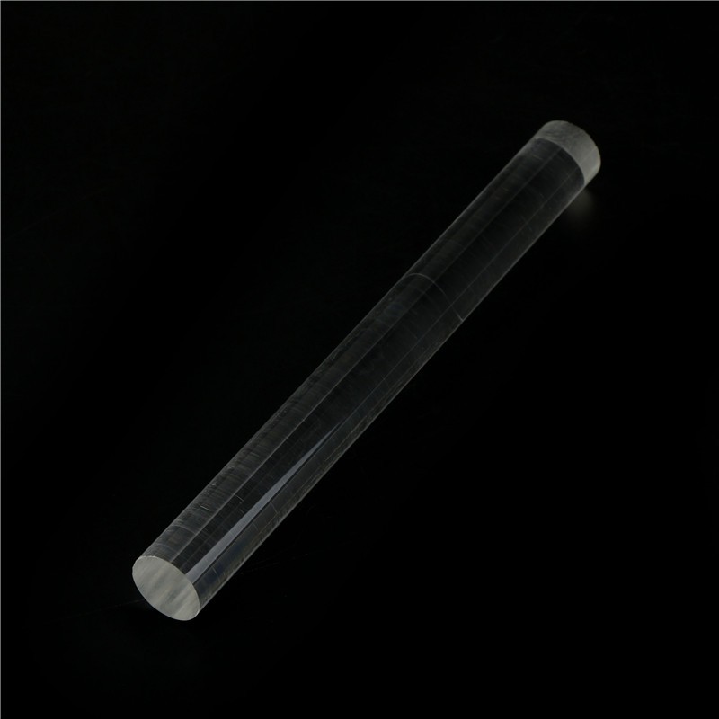 [superhomestore]1pc Transparent Acrylic Solid Roll Clay Rolling Fondant Baking Pastry Roller