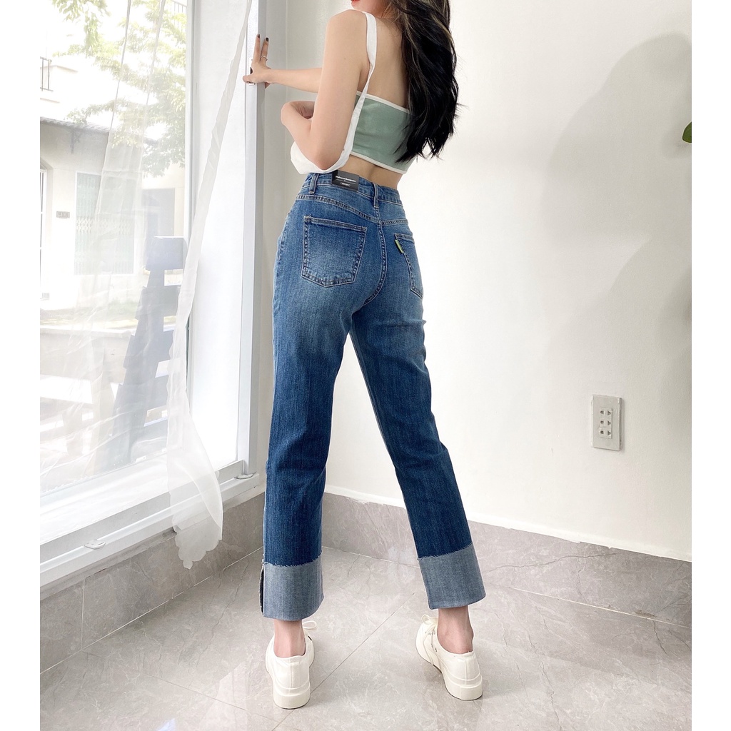 Quần ống đứng gấp lai 20decemberjeans mã 1072 | BigBuy360 - bigbuy360.vn