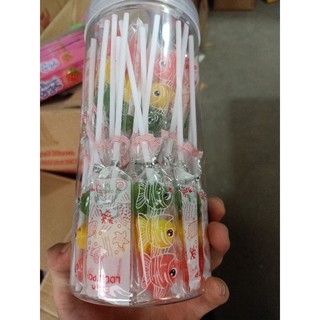 Sỉ Lọ 30 Que Kẹo Mút Hình Con Cá