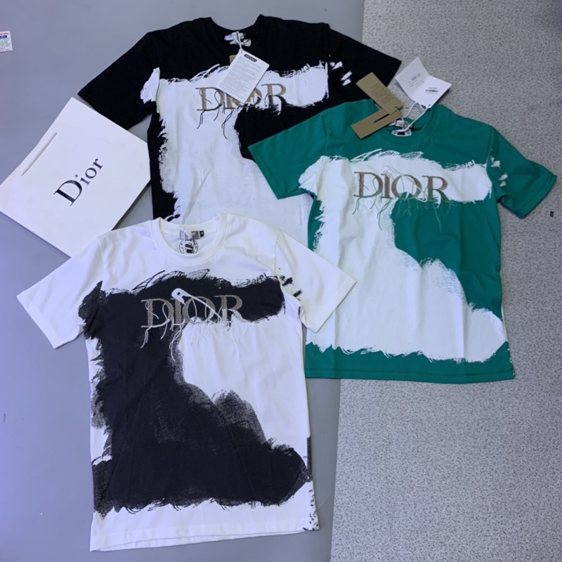 ÁO PHÔNG NAM LOANG HOẠ TIẾT CHỮ DIOR THÊU 3574