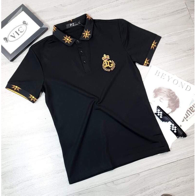 Áo thun nam có cổ tay ngắn thêu kiểu BBR mẫu mới nhất cao cấp AHFASHION | BigBuy360 - bigbuy360.vn