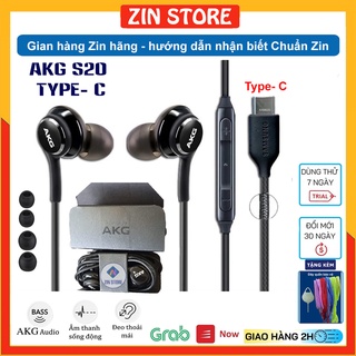 Tai nghe AKG Type- C S20, S21 S22 Samsung Note 10 Plus - Hàng Zin máy Xịn Kèm Quà tặng