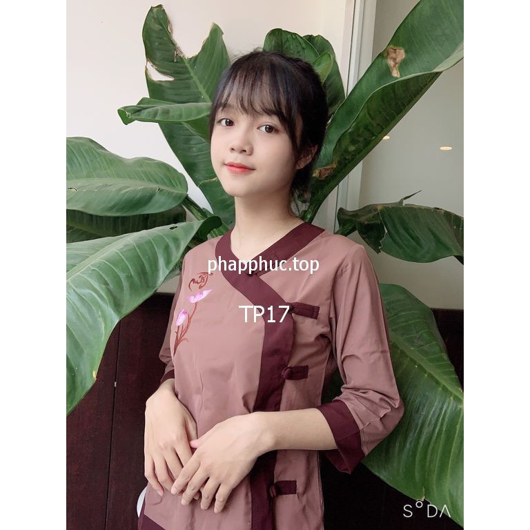 Đồ lam, quần áo đi chùa - Tim phối